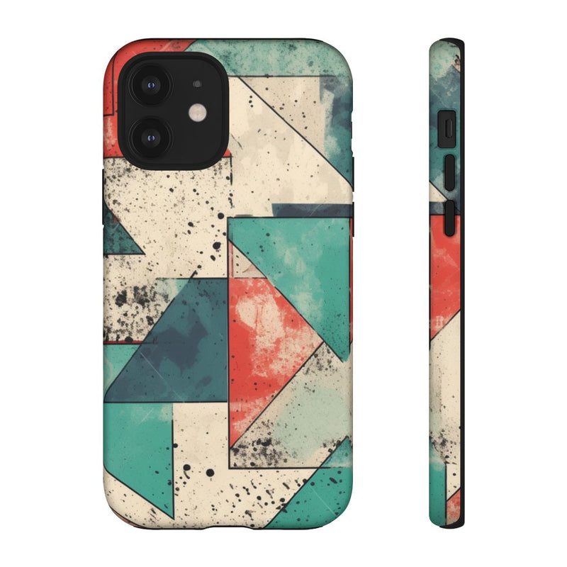 Abstract Geometrisch Patroon in Gedempte Kleuren