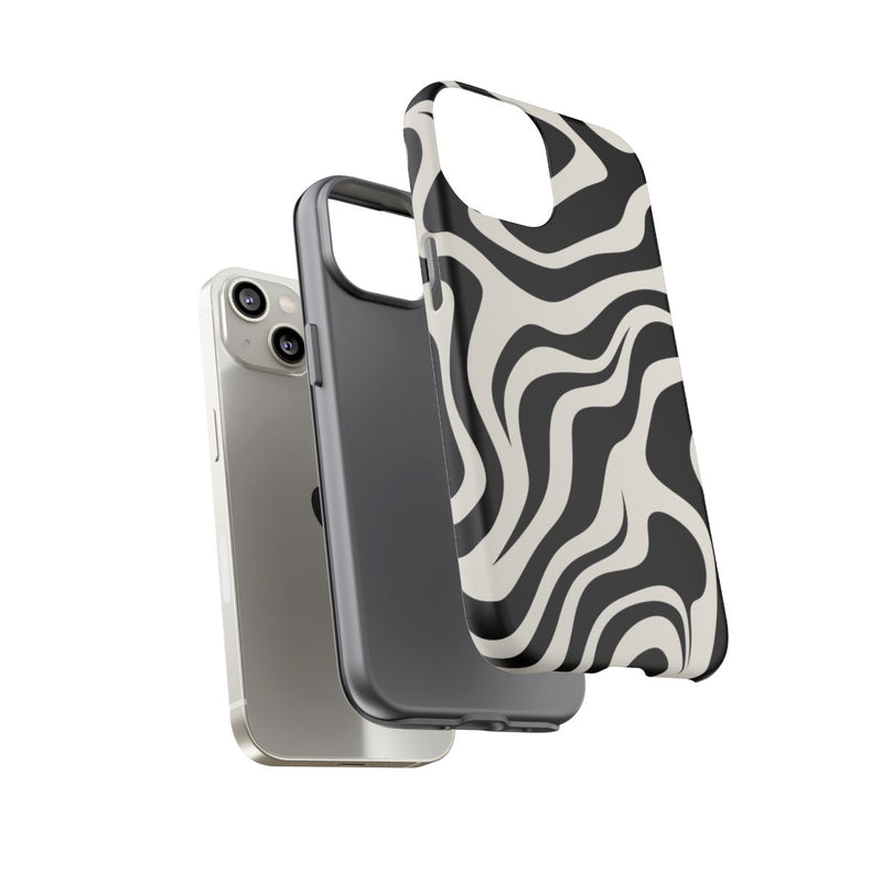 Zwart-Wit Abstract Zebra-Patroon