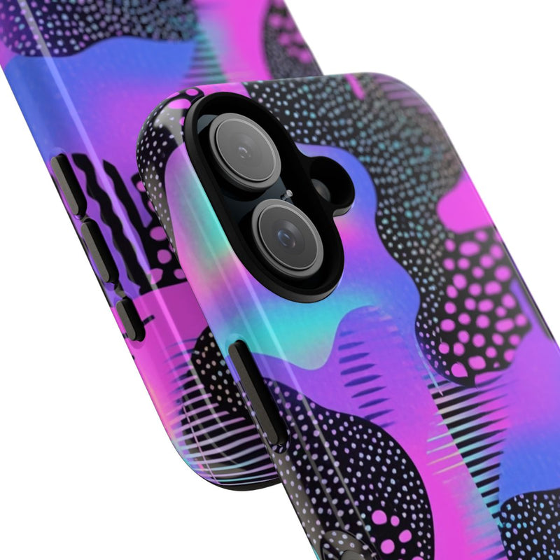 Abstract Neon Vaporwave Patroon