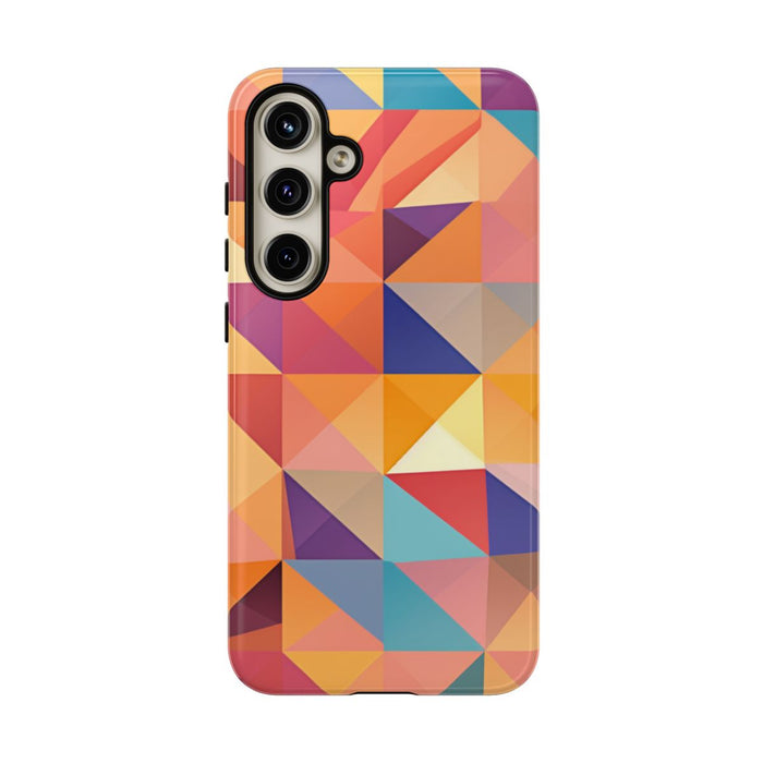 Kleurrijk Geometrisch Hoekpatroon