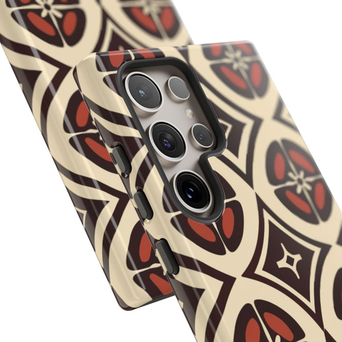 Geometrisch Bruin-Beige Patroon