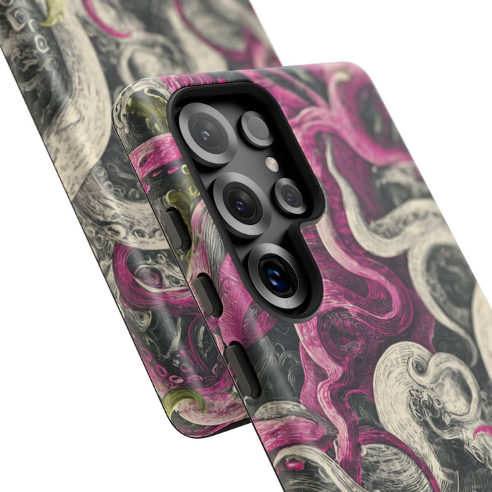 Gedetailleerd Tentakelpatroon met Wervelende Swirls