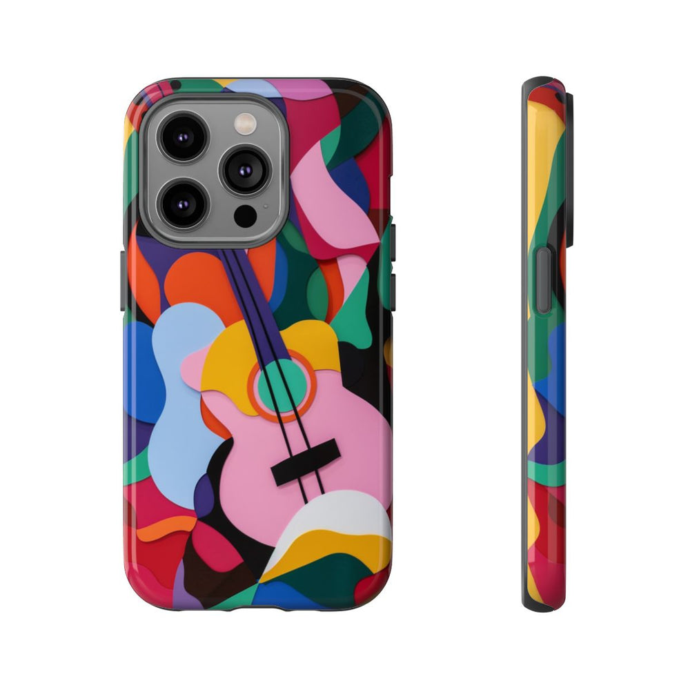 Kleurrijke Abstracte Gitaar