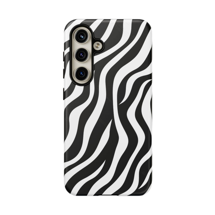 Zwart-Wit Zebra Strepenpatroon