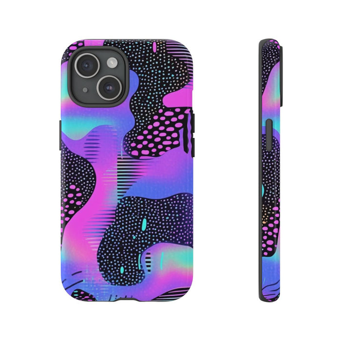 Abstract Neon Vaporwave Patroon