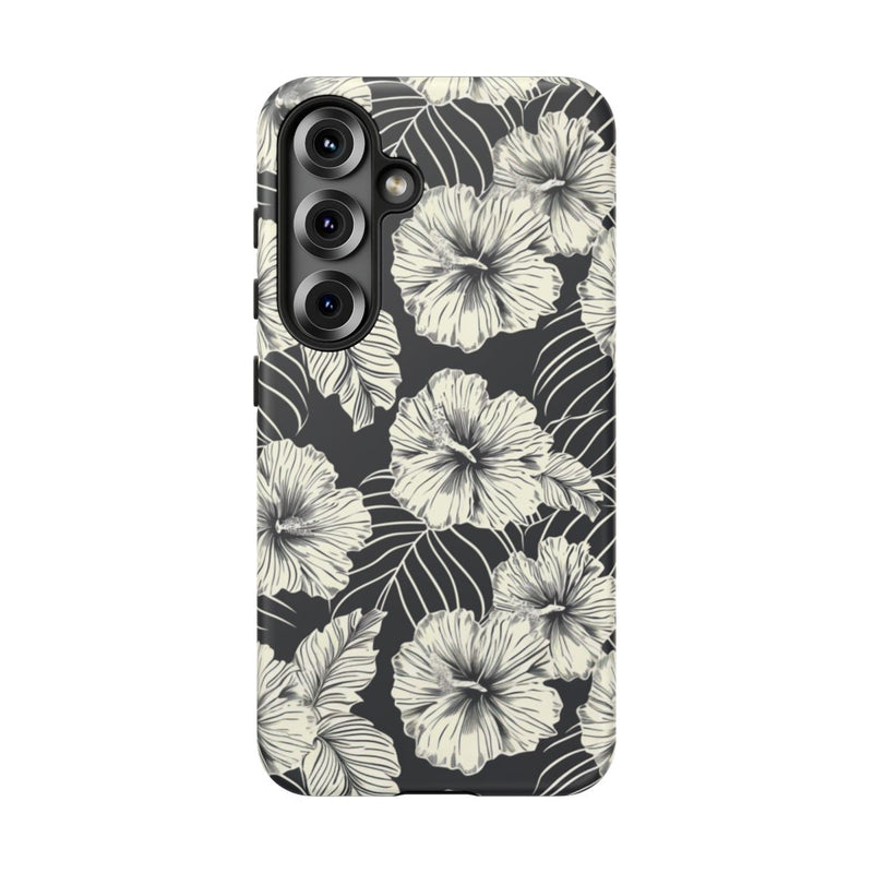 Monochroom Bloemenpatroon