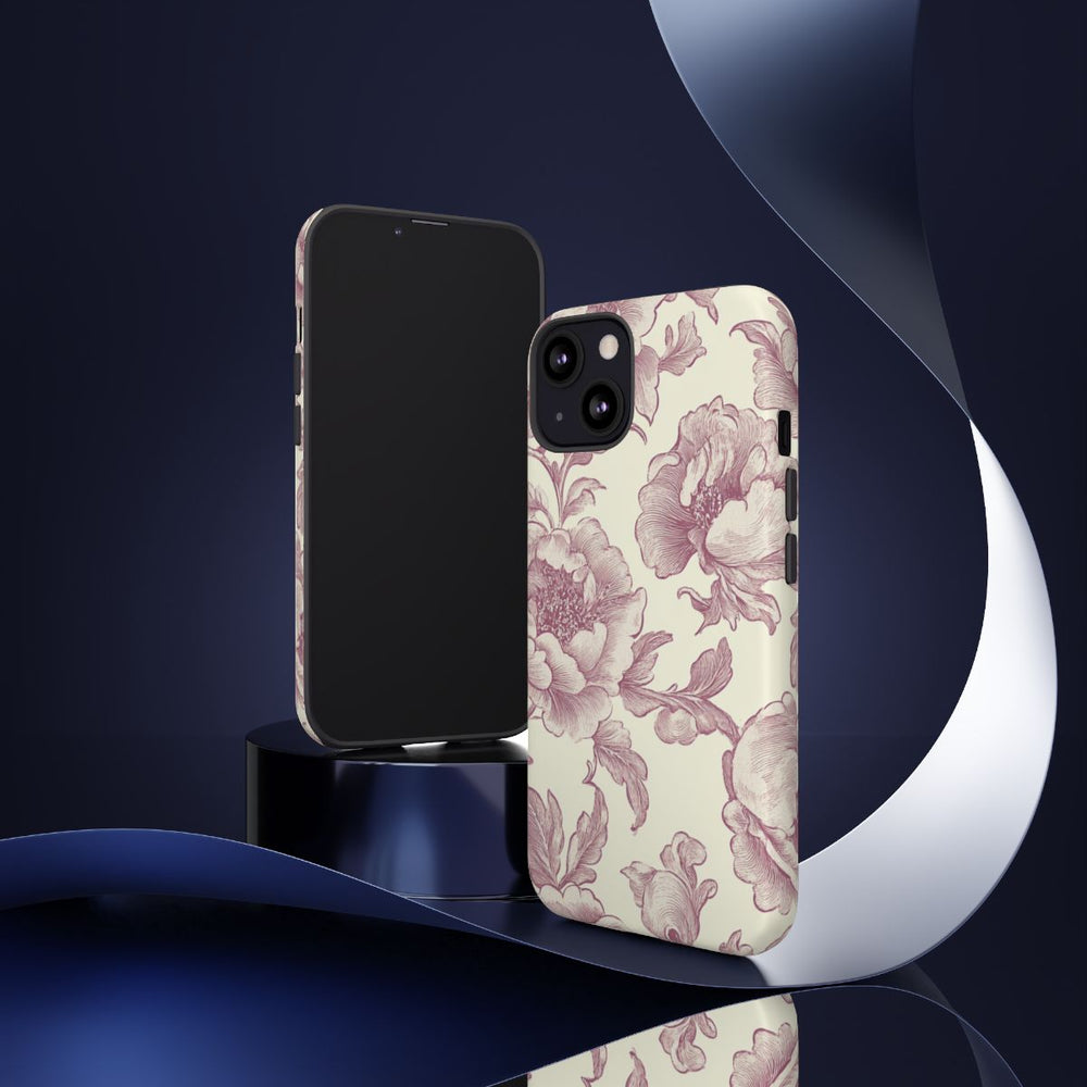 Elegante Victoriaanse Bloemenprint