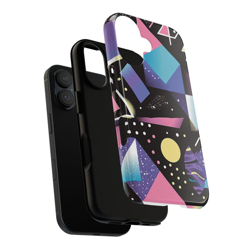 Geometrisch Vaporwave Abstract Patroon