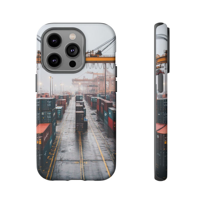 Industriële Vrachtcontainers en Hijskranen