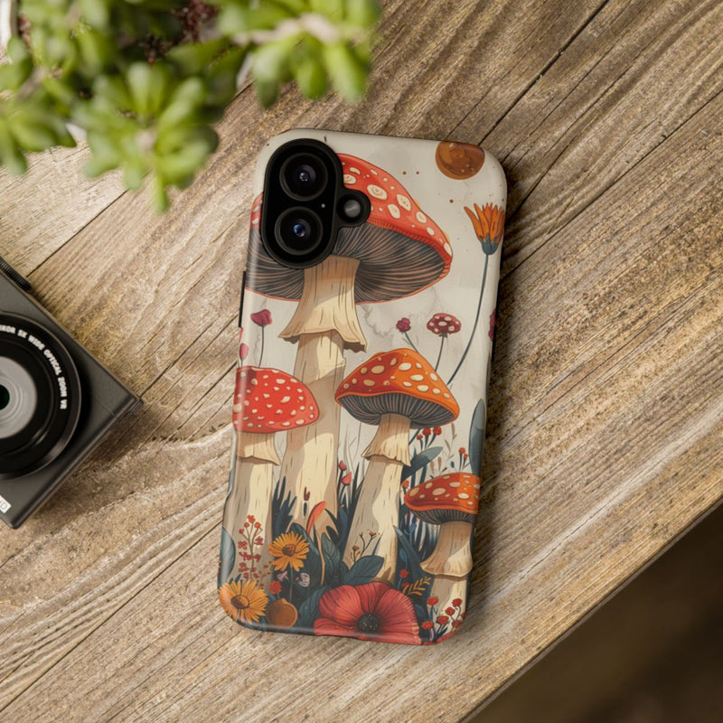 Vrolijke Paddenstoelen en Bloemen