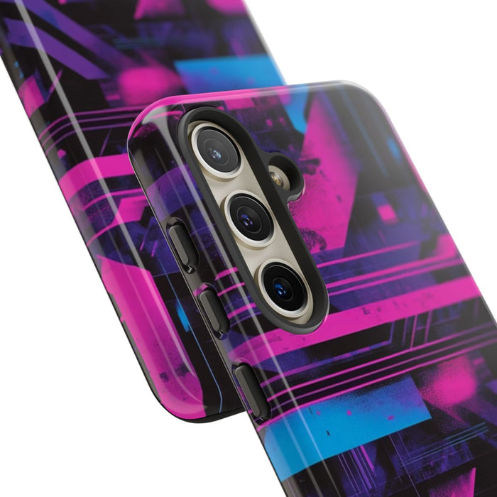 Neon Geometrisch Abstract Patroon
