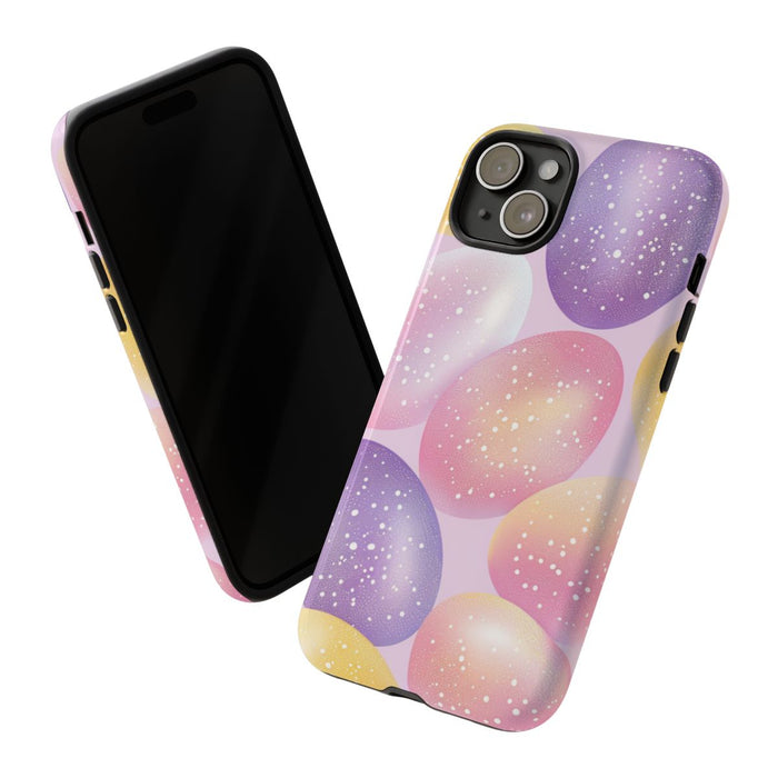 Pastelkleurige Glitter Paaseieren Patroon