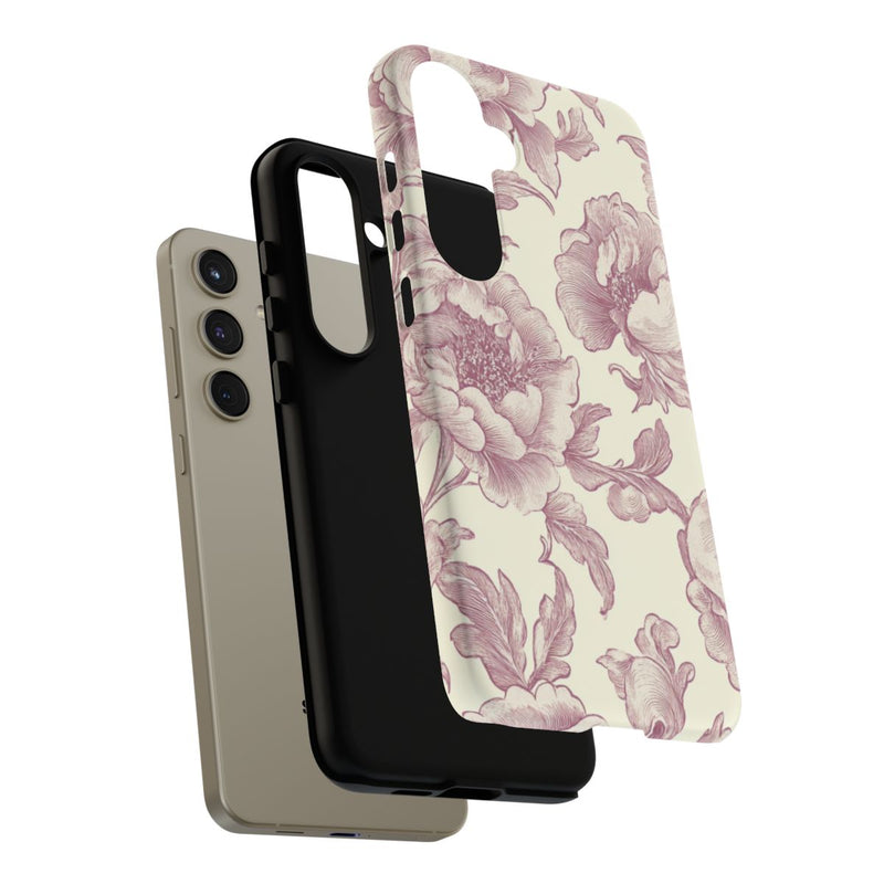 Elegante Victoriaanse Bloemenprint