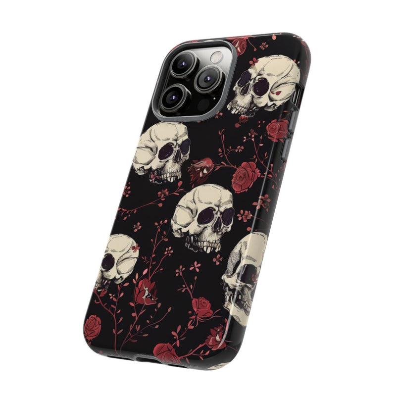 Schedels en Rode Rozenpatroon