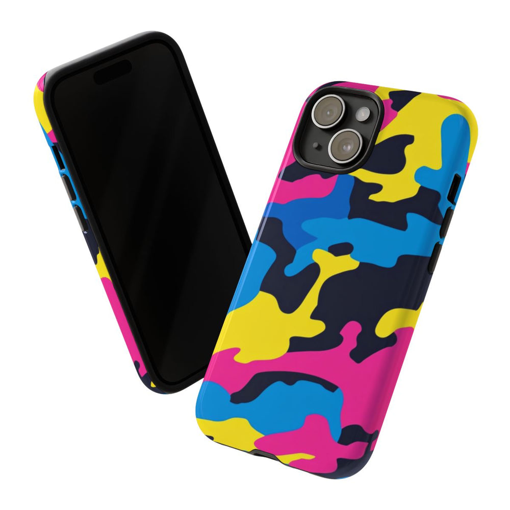 Neon Kleurrijk Camouflagepatroon