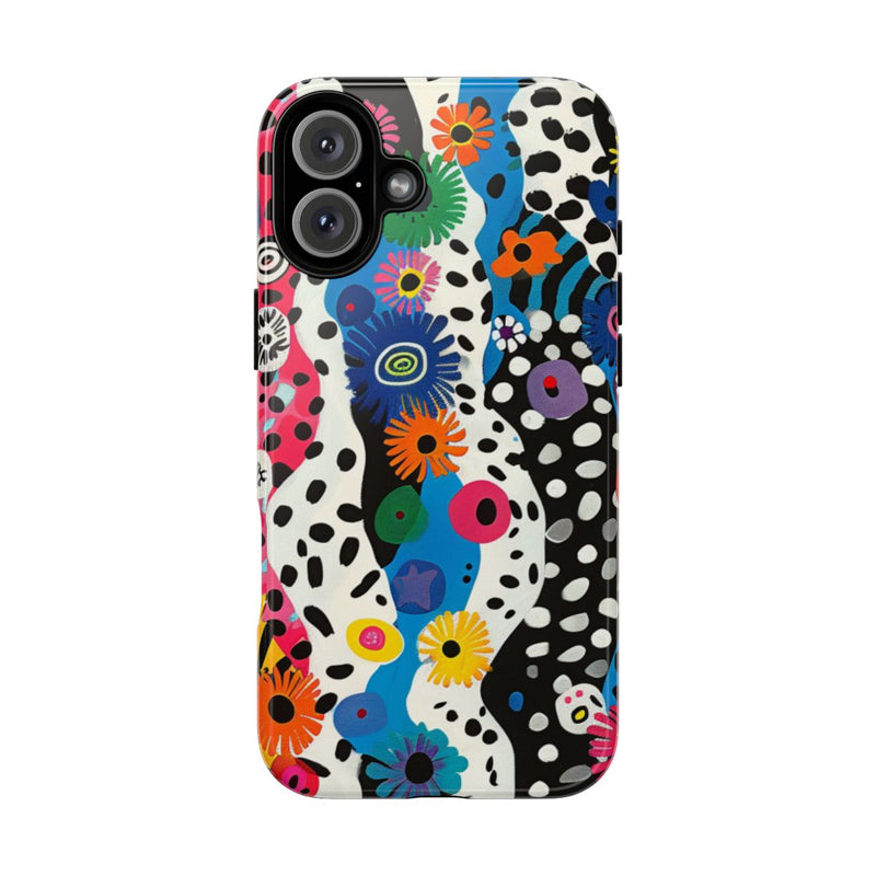 Kleurrijk Abstract Bloemen-Zebra Patroon