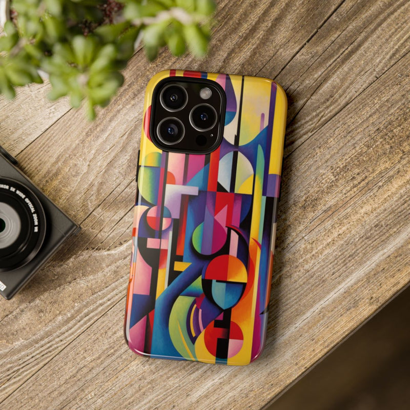 Abstracte Geometrische Vormen met Heldere Kleuren