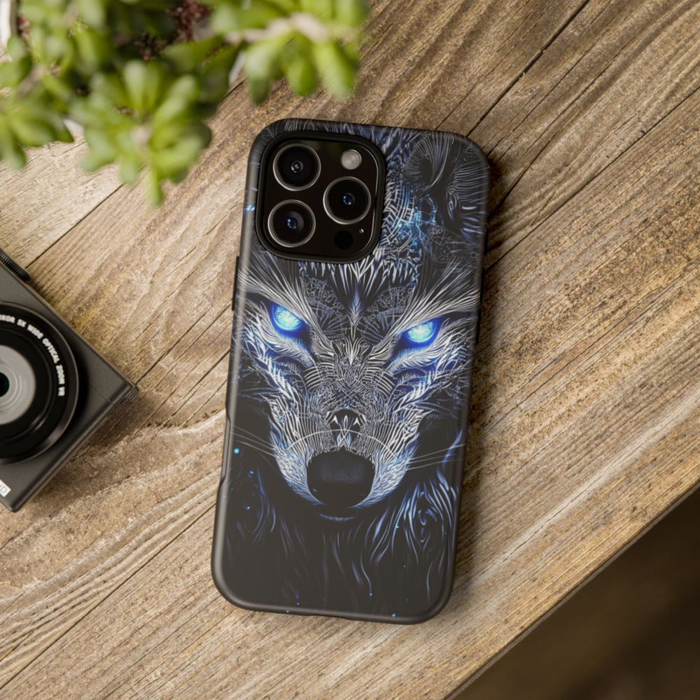Majestueuze Wolf met Gloeiende Ogen