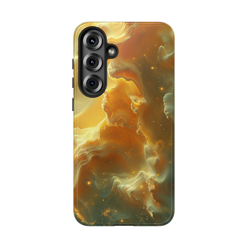 Gouden Nebula Abstract Design