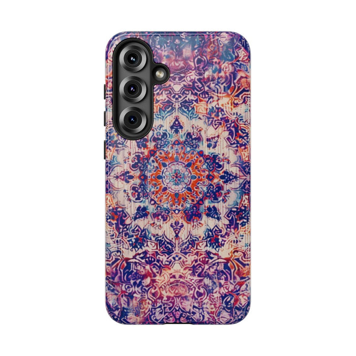 Gedetailleerd Psychedelisch Oosters Tapijtpatroon