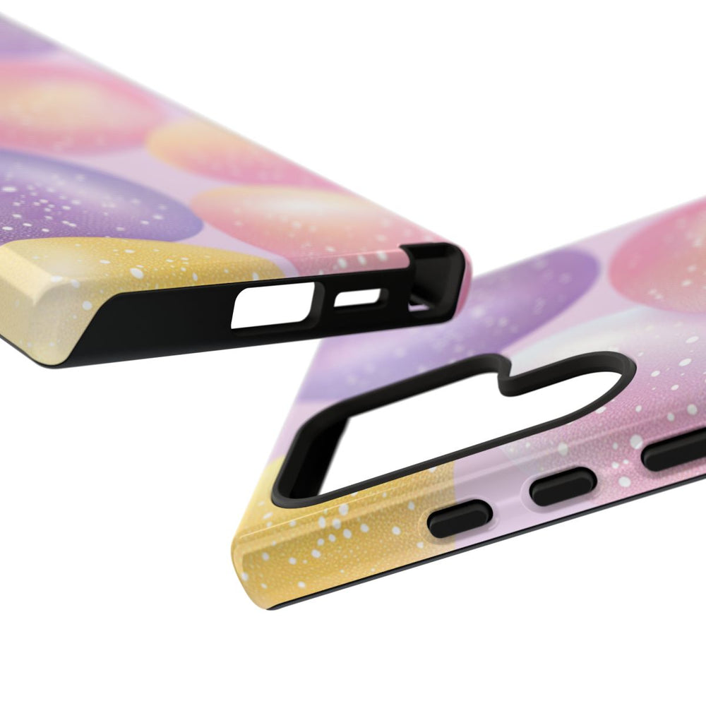 Pastelkleurige Glitter Paaseieren Patroon