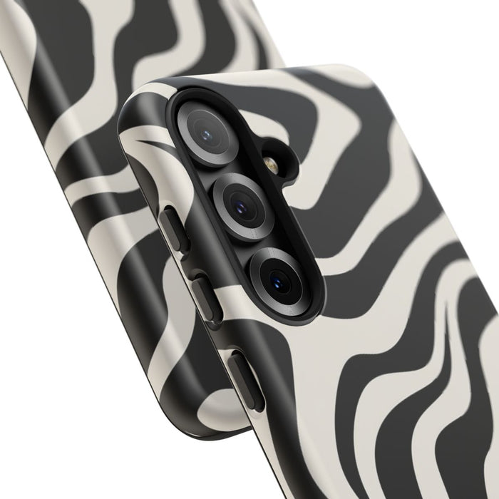 Zwart-Wit Abstract Zebra-Patroon