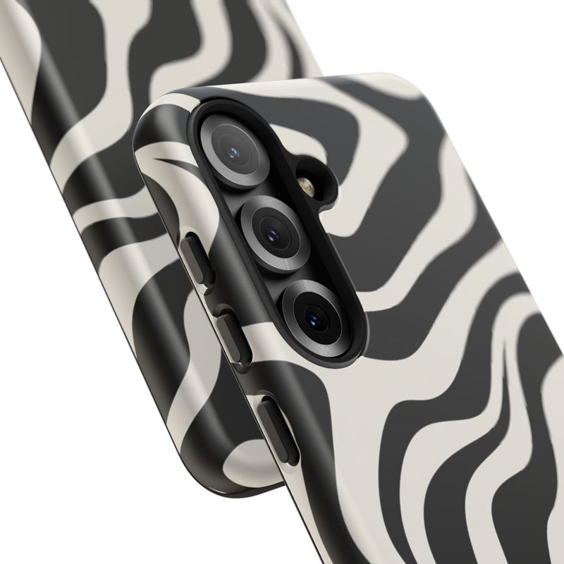 Zwart-Wit Abstract Zebra-Patroon