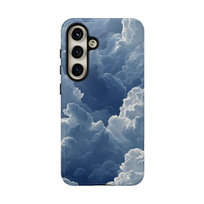 3D Blauw Wolkenpatroon