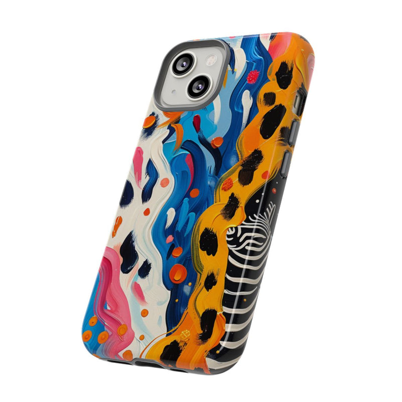 Abstract Kleurrijk Zebra Patroon