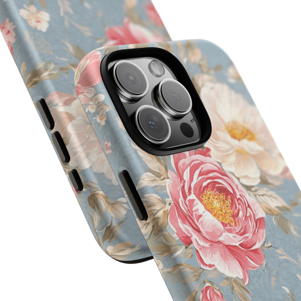 Romantisch Roze-Wit Bloemenpatroon