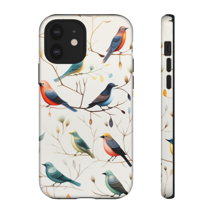Vrolijke Vogels op Takken Patroon