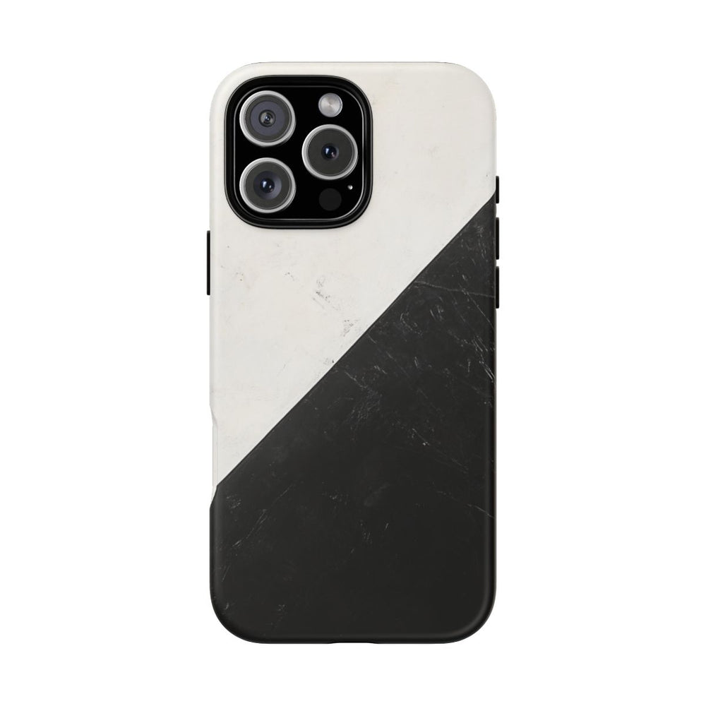 Zwart-Wit Driehoek Vlag Ontwerp