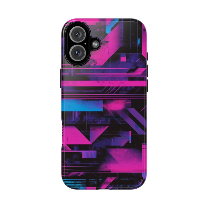 Neon Geometrisch Abstract Patroon