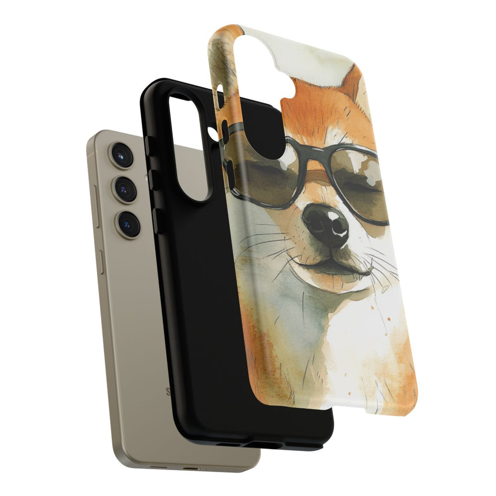 Stoere Shiba Inu met Zonnebril