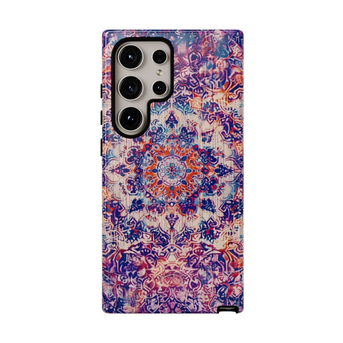 Gedetailleerd Psychedelisch Oosters Tapijtpatroon