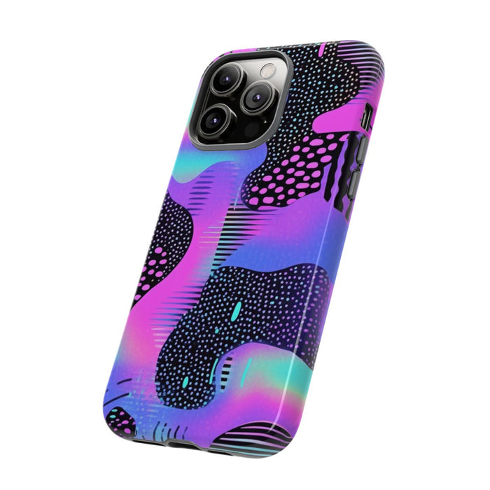 Abstract Neon Vaporwave Patroon