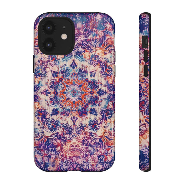 Gedetailleerd Psychedelisch Oosters Tapijtpatroon