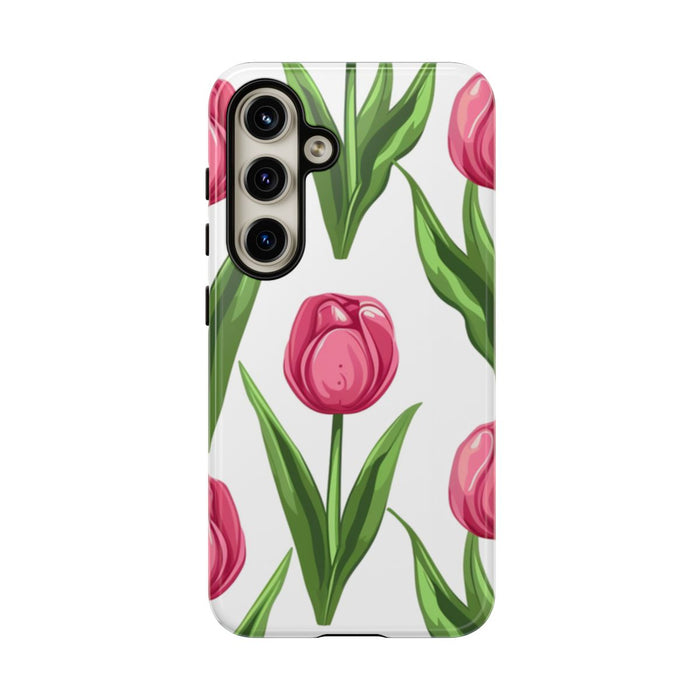 Roze Tulp Bloemenpatroon