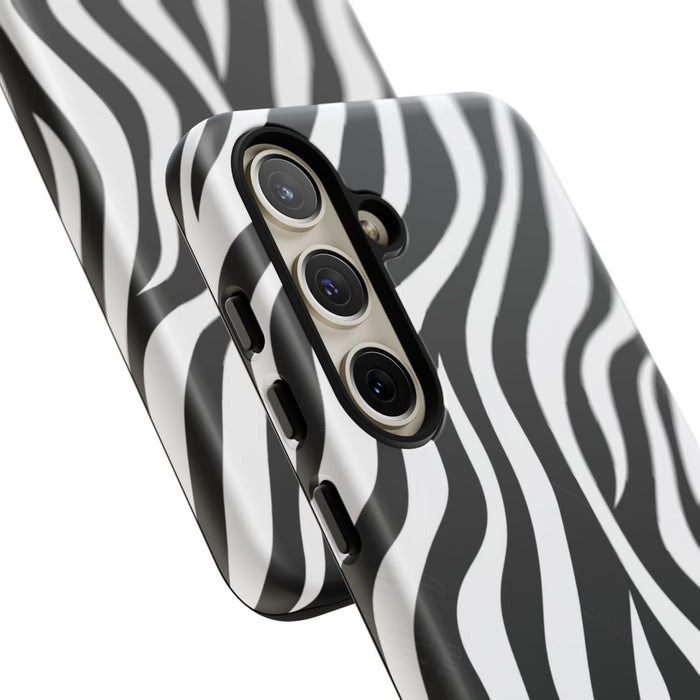 Zwart-Wit Zebra Strepenpatroon