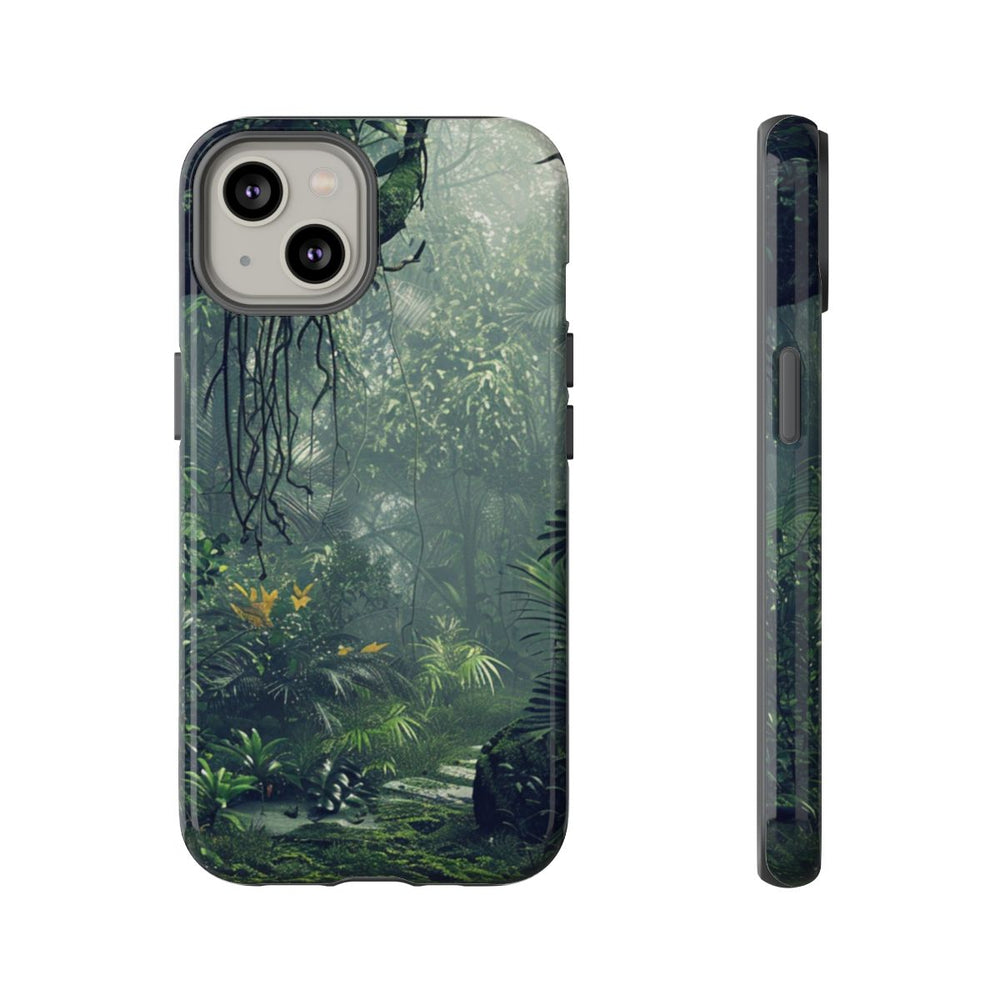 Dichtbegroeid Groen Junglepaden