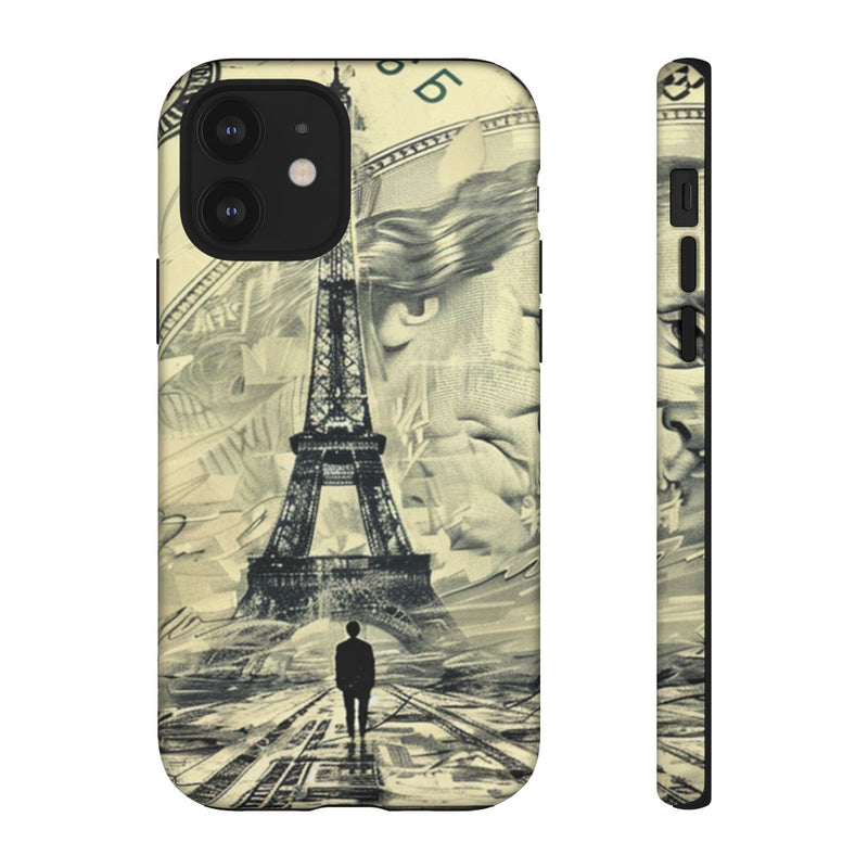 Eiffeltoren op Dollarbiljet Illustratie