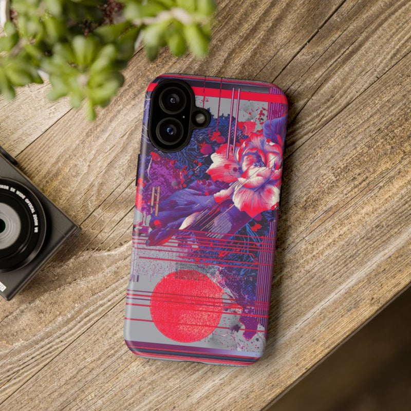 Abstracte Bloemmotieven met Neonaccenten