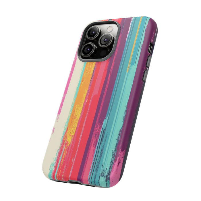 Levendige Verticale Strepen Abstracte Kunst