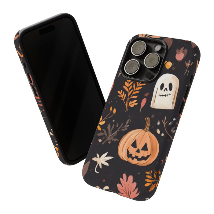 Halloween Pompoen- en Spookmotief