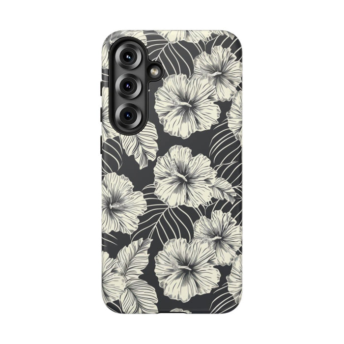 Monochroom Bloemenpatroon