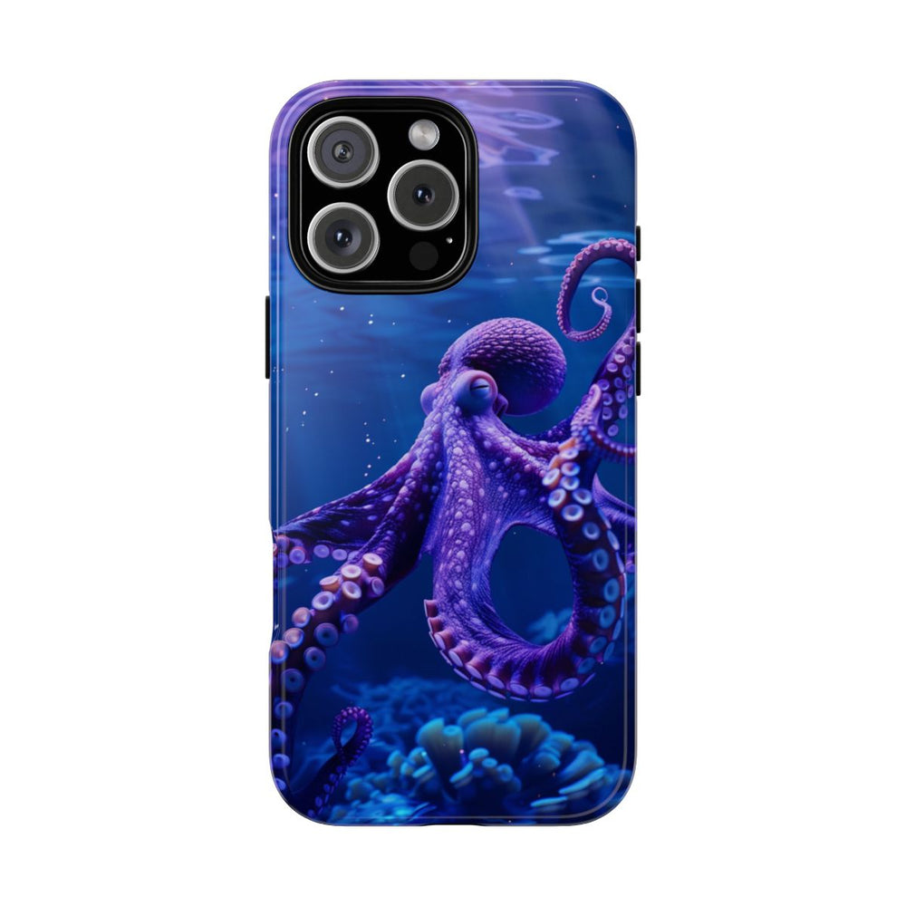 Paarse Octopus Onderwaterlandschap