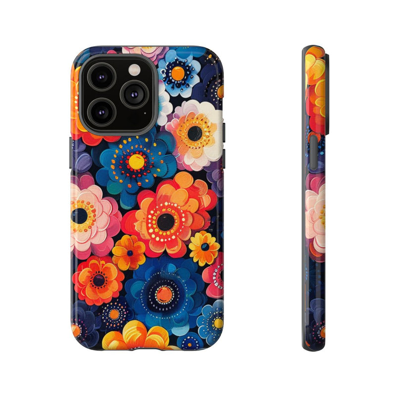 Levendig Abstract Bloemenpatroon