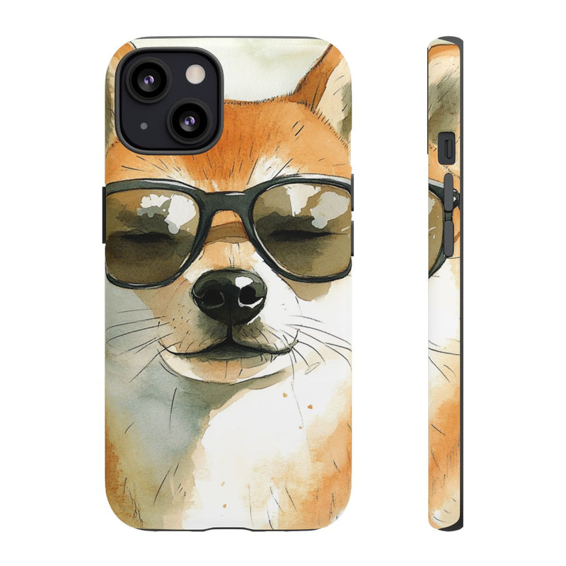 Stoere Shiba Inu met Zonnebril