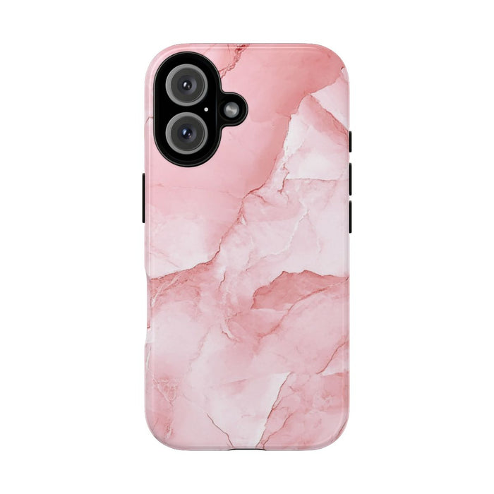 Roze Marmerstructuur met Glanzende Afwerking