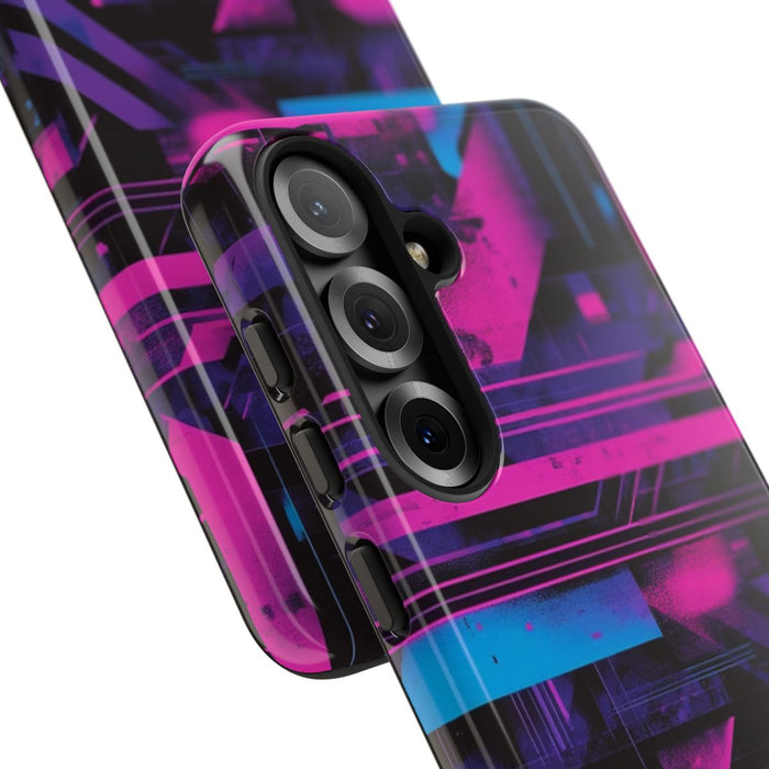 Neon Geometrisch Abstract Patroon